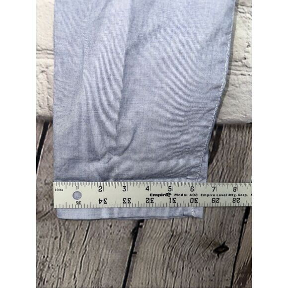 L.O.G.G. Label Of Graded Goods H&M Chino Cotton Women's Pants Size 8 Light Blue - Picture 7 of 9